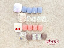ネイルサロンアビー 北千住店(abbie)/シンプルデザインフット★