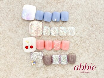 ネイルサロンアビー 北千住店(abbie)/シンプルデザインフット★