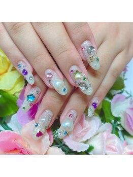 宝石箱 ネイル ジェル付け放題