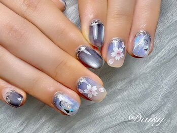 桜ネイル　春ネイル