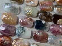 カラネイル 南森町店(calla nail)の雰囲気（【パラジェル】奥行きニュアンスアート◎お花や絵画デザイン豊富）