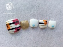 ネイルスタジオ アンビエント 表町店(Nail Studio ambient)/フットネイル10800円