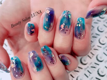 ビューティーサロン ルーナ(LUNA)/塗りかけネイル