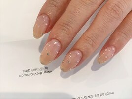 nudy crystal stone nails