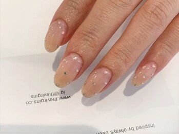 nudy crystal stone nails