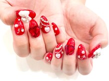 ネイルコレクション ベビーピンク(Baby Pink)/推しい色赤★ジェルストーン放題