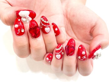 ネイルコレクション ベビーピンク(Baby Pink)/推しい色赤★ジェルストーン放題