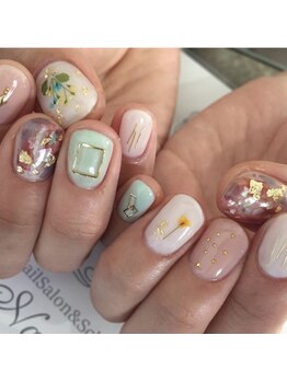 ネイルズビー 国府店(Nail's be)/押し花ネイル