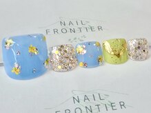 ネイルフロンティア 吉祥寺(NAIL FRONTIER)/Eミモザブルーフット11980円