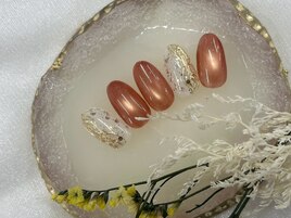 マグネット　ラメ　ミラー