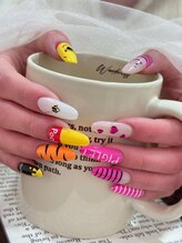 ポップネイル/カラフル/個性派