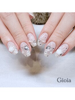 バラ　ハート　リボン