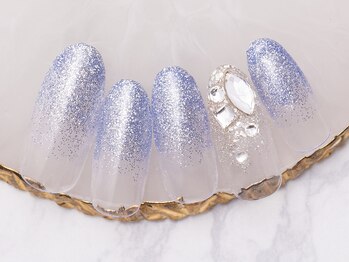 モンスリール 麻布十番(Mon Sourire)/ブルーフラッシュグラデネイル