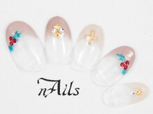 ネイルズ(nAils)/クリスマスアート（柊）