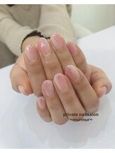 プライベート ネイルサロン マーマ(murmur)/ふんわりピンクネイル