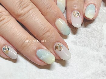 サロン ド メルシー(Salon de MERCI)/大理石模様☆