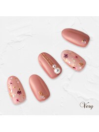 ドライフラワーネイル