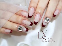 リス ネイルアンドビューティー(LYS)/ボルドーフレンチ