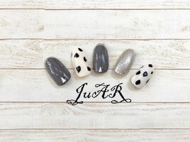 ダルメシアンネイル