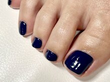 モーヴネイル(mauve.nail)/クールなネイビーワンカラー