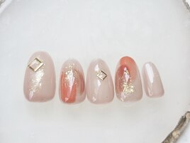 シンプルニュアンスネイル