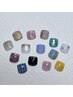 フットネイル☆新規オフ無料☆ワンカラー+親指アート¥6600