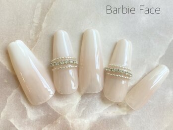 バービーフェイス 恵比寿(Barbie Face)/シンプルワンホンネイル
