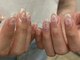 ネイルメゾン 天神店(NAIL MAISON)の写真/【￥4550 クリアコース】大人気の可愛いクリアネイルが盛りだくさん！人気オーロラも種類豊富にご用意♪
