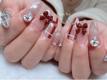 心花ネイルの写真/爪が短い/折れやすい/形が気になるなどのお悩み解決◎長さ出し可能な長さ/形で綺麗な指先に仕上げます☆