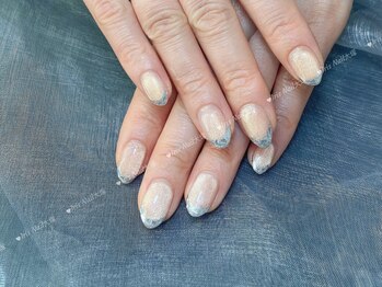 ガラスフレンチネイル　大塚駅