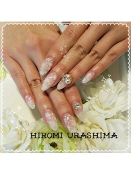 ネイルサロンシャネイル/雪の結晶ネイル