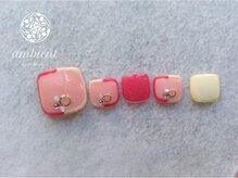 ネイルスタジオ アンビエント 表町店(Nail Studio ambient)/フットネイル10800円