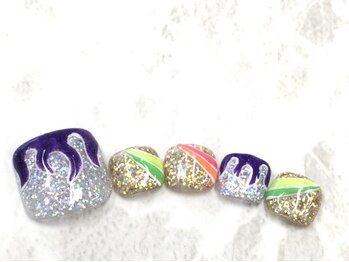 ラックス 尼崎立花(LAX)/フットネイル100分　フルアート