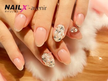 ネイリックス アヴェニール(NAILX avenir)/シンプルストーン敷き詰め