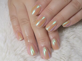 オーロラ/ミラーネイル