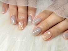 【ナチュラルジェルコース】ワンカラーorラメグラデ★アート2本付き♪パラジェル変更OK♪