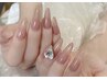 【HAND】ワンカラーorラメグラ+パーツ2個o r埋め尽くし¥6990→5990