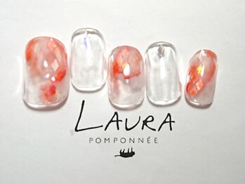 ローラポンポニー(Laura pomponnee)/オレンジもやもや