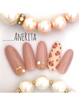 ネイルサロン アンリタ(nail salon AneRita)/ワンポイント☆レオパードネイル