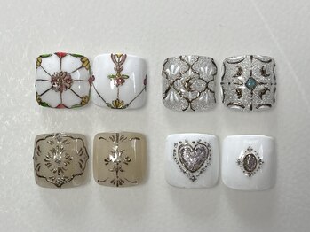 ユーネイルズ(U nails)/ALL手書きアート