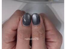 ナナハチ(78)/マグネット×結晶風ミラーアート