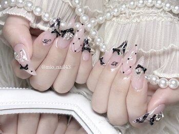 リンドネイル バイ モカ アンド ララ(Lind nail by moca and LaLa)/【mio】チェック/キルティング