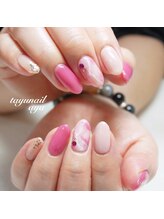 たゆ ネイル(たゆnail)/大理石ネイル