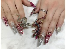 ネイルサロンフォーユー(for u)/ラメスカ乗せ放題￥9980