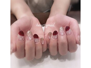 ハーティーネイル hearty nail 溝の口店/定額デザイン¥12000