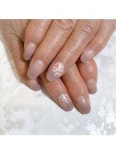 エーナイン イオンモール苫小牧店/お花ネイル