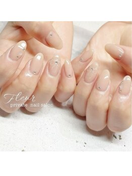 フルール(fleur)/ぷっくりリボンネイル