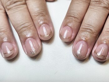 プロモート 岡山城下店(Promote)/ヌーディ秋ネイル 【岡山】