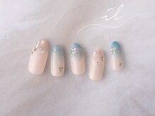 イル 神戸店/グラデーションネイル×ワンホン