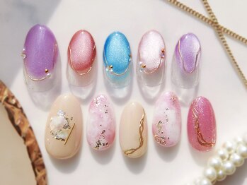 プラスネイル 自由が丘店(PLUS NAIL)の写真/【パラジェル取扱店】人気のニュアンスネイルがたくさん♪【自由が丘店★】